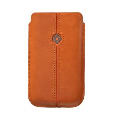 Samsonite - SAMSONITE Mobile Bag Dezir Leather Medium Orange
