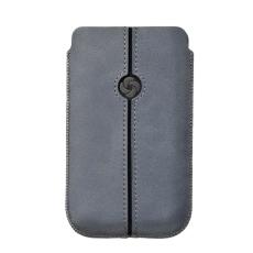 Samsonite - SAMSONITE Mobile Bag Dezir Leather Small Grey