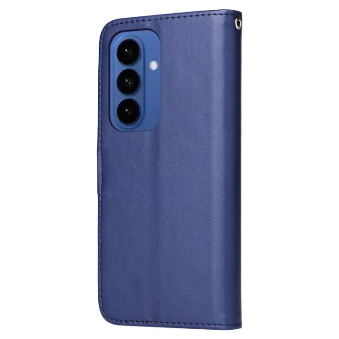 OEM - Plånboksfodral för Samsung Galaxy S26 Plus Magnetiskt Konstläder - Blå