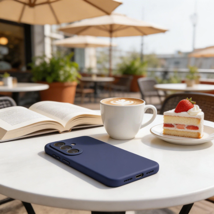 Tech-Protect - Tech-Protect Mobilskal För Galaxy S26 Magsafe Silikon - Cobalt Violet