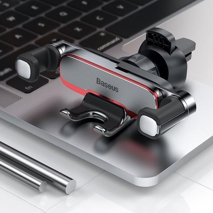 BASEUS - BASEUS bilhållare till luftventil gravitationslateralt silver