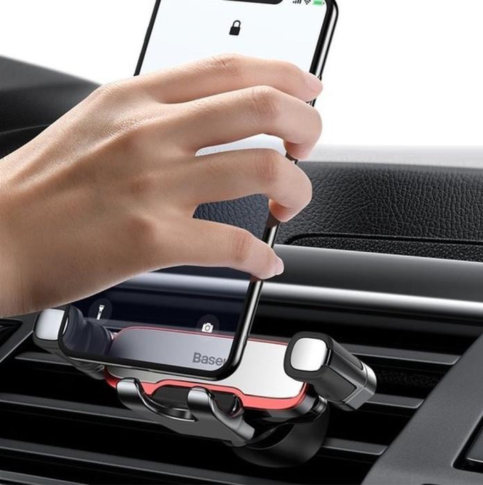 BASEUS - BASEUS bilhållare till luftventil gravitationslateralt silver