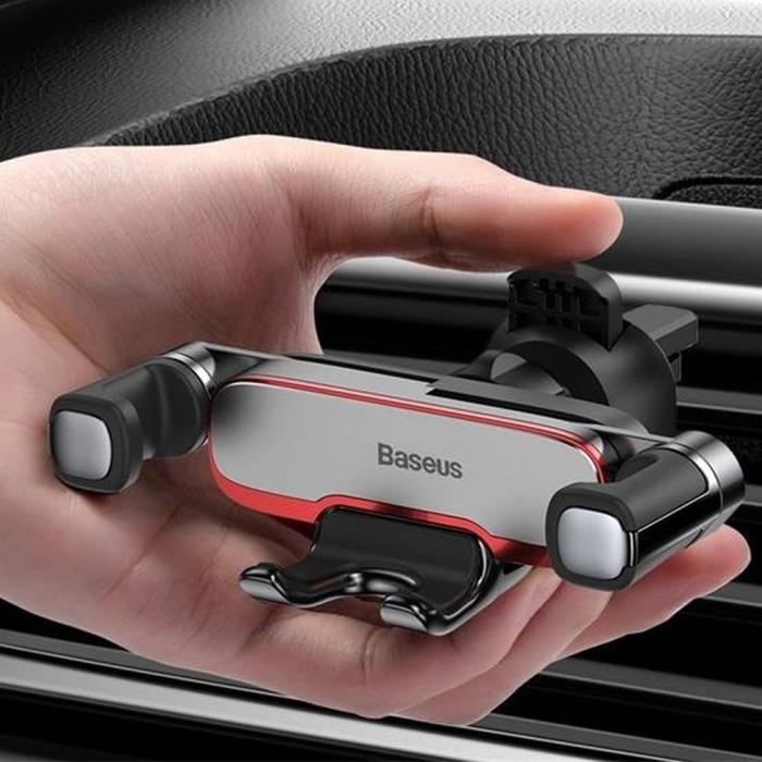 BASEUS - BASEUS bilhållare till luftventil gravitationslateralt silver