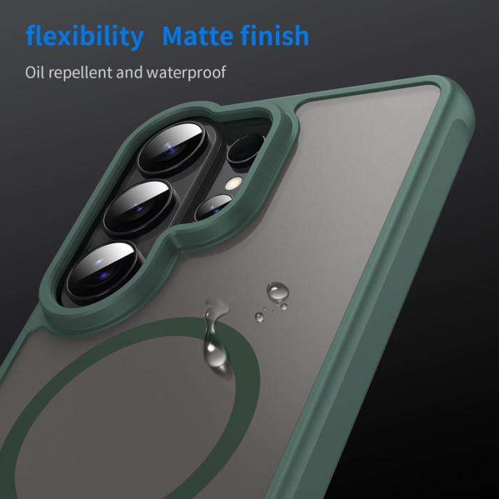OEM - Mobilskal för Samsung Galaxy S26 Ultra Magnetiskt PC + TPU - Grön