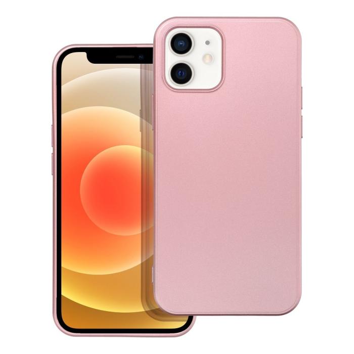 OEM - METALLIC skal för iPhone 12 / 12 PRO rosa