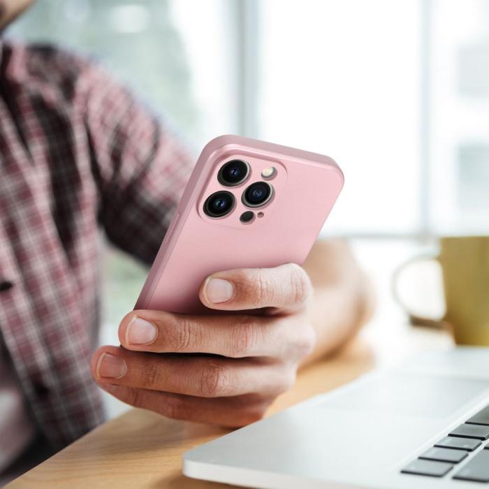 OEM - METALLIC skal för iPhone 12 / 12 PRO rosa