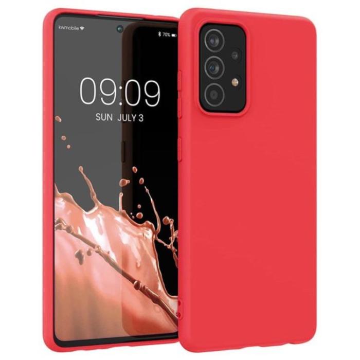 OEM - Galaxy A22 4G Mobilskal Silikon - Röd