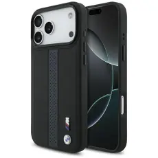 BMW - BMW Mobilskal till iPhone 17 Pro Max MagSafe M Perforated Stripe Logo - Bl&aring;