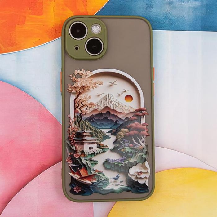 OEM - Galaxy A54 5G Mobilskal Ultra Trendy Travel - Grön