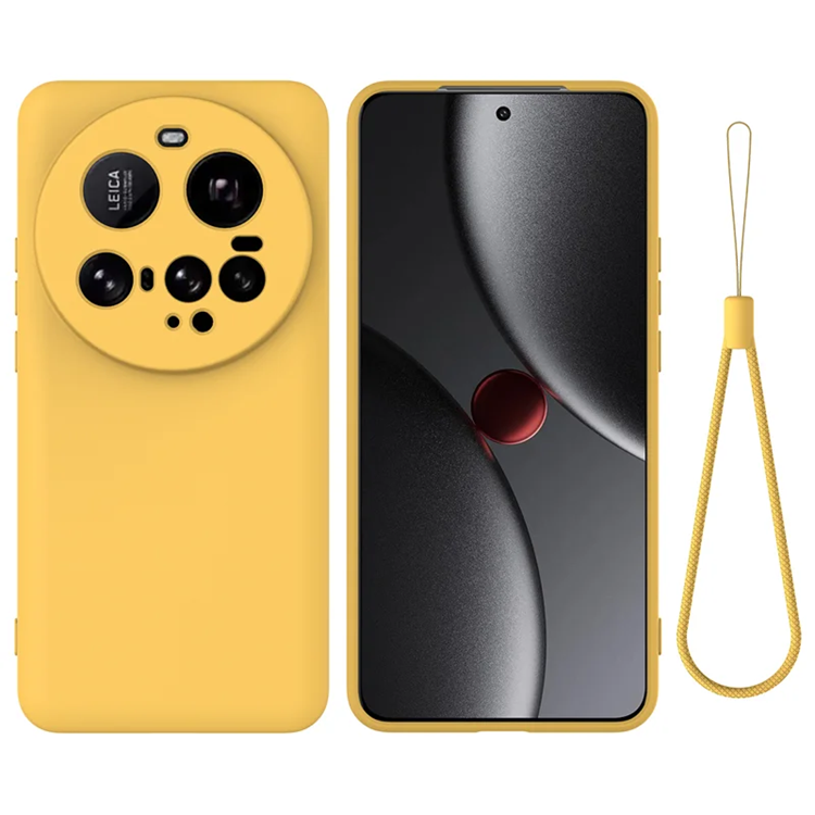 Mobilskal till Xiaomi 15 Ultra Liquid Silikon (Gul) | 2353 | AlltMobil