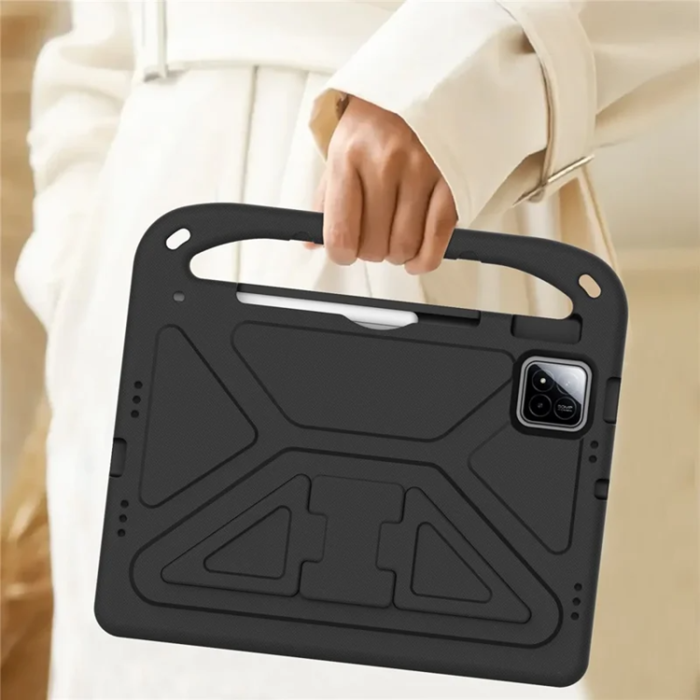 A-One Brand - Xiaomi Pad 7 Pro/Pad 7 Skal EVA Handgrepp Kickstand - Svart