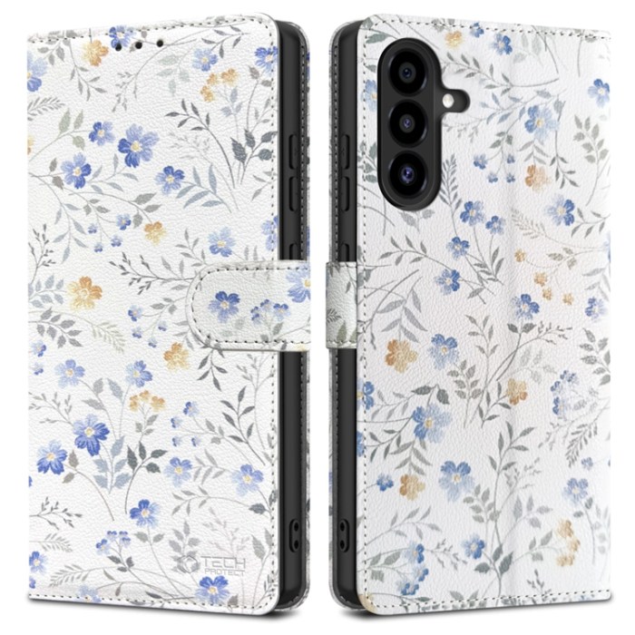 Tech-Protect - Tech-Protect Galaxy A17 4G/5G Plånboksfodral - Spring Flowers