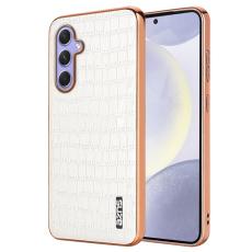 AZNS - AZNS Samsung Galaxy A54 5G Slim Fodral KonstL&auml;der - Vit