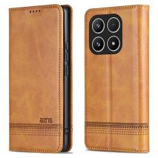 AZNS - AZNS Xiaomi 15T Pl&aring;nboksfodral Konstl&auml;der - Brun