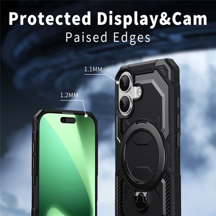 A-One Brand - iPhone 17 Mobilskal MagSafe Kickstand TPU + PC