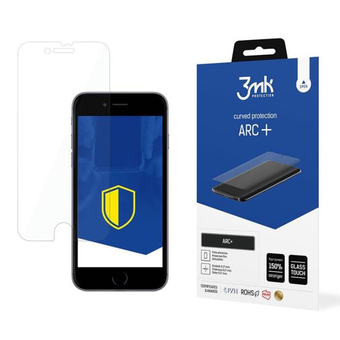 3MK - 3MK Apple iPhone 7 / 8 / SE 2020 Plastfilm Skärmskydd ARC+ Transparent