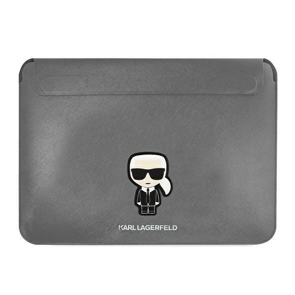 Karl Lagerfeld Saffiano Ikonik Karl Datorfodral 16- Silver | 2353 | AlltMobil