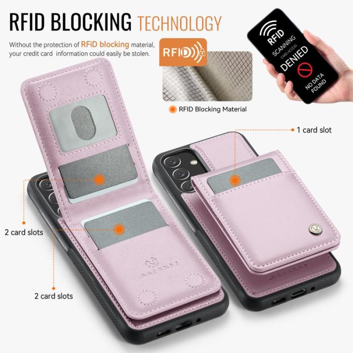 JEEHOOD - JEEHOOD J06 Mobilskal till Samsung Galaxy A34 5G - Rosa
