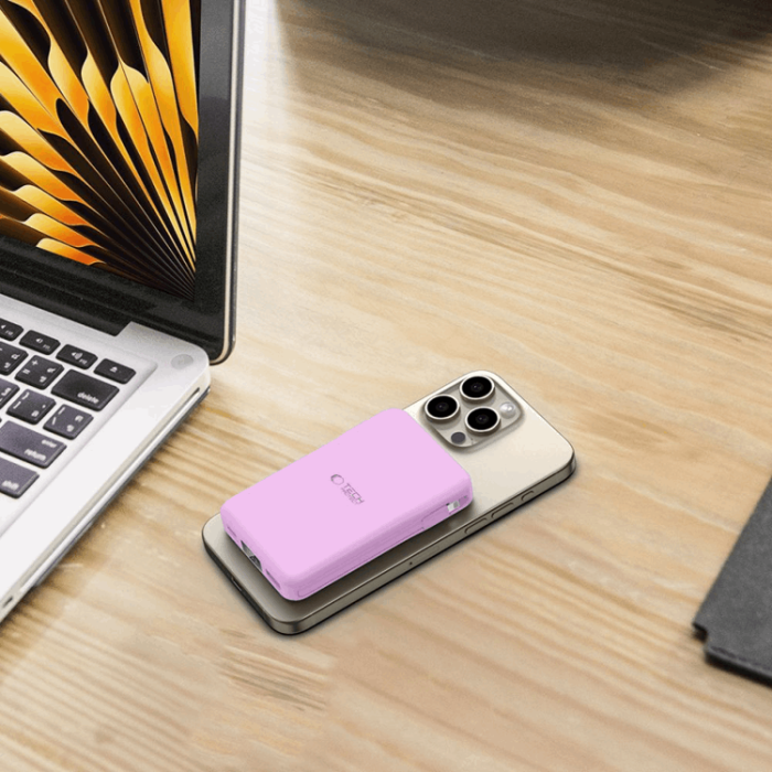 Tech-Protect - Tech-Protect Magsafe Powerbank 10000mAh PB31 LifeMag - Lavender