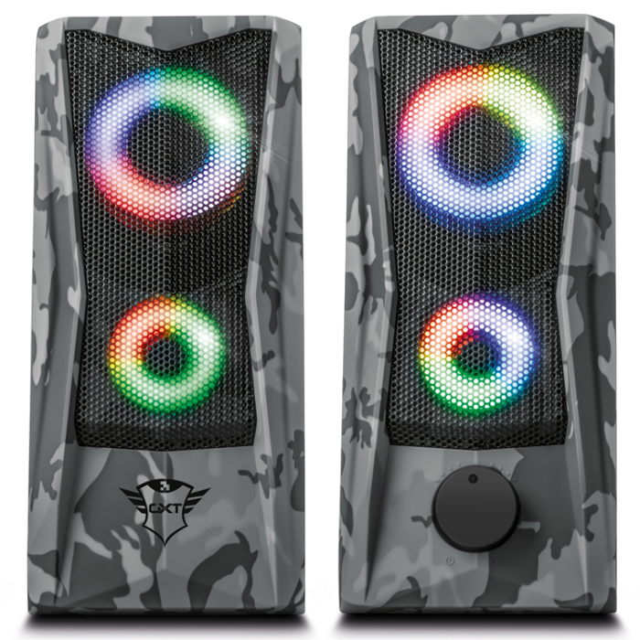 Trust - TRUST GXT 606 Javv RGB 2.0 Gaming Speakers
