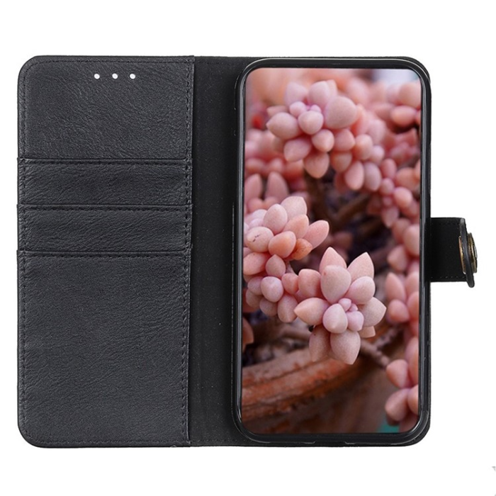 KHAZNEH - KHAZNEH Google Pixel 7A 5G Plånboksfodral Cowhide - Svart