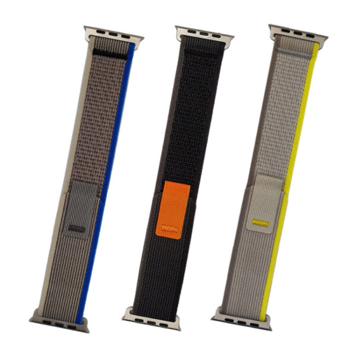 OEM - Apple Watch (38/40/41mm) Armband Trail Velcro - Mörkgrå