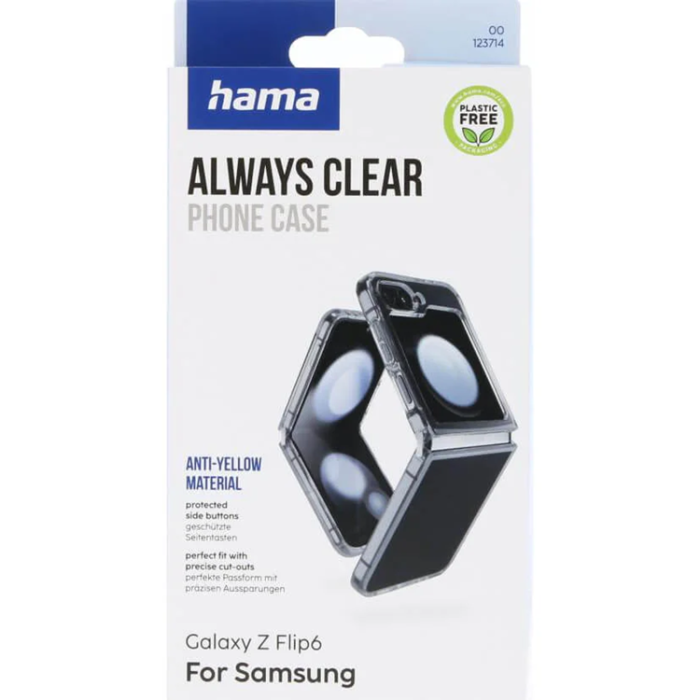 Hama - Hama Galaxy Z Flip 6 Mobilskal - Transparent