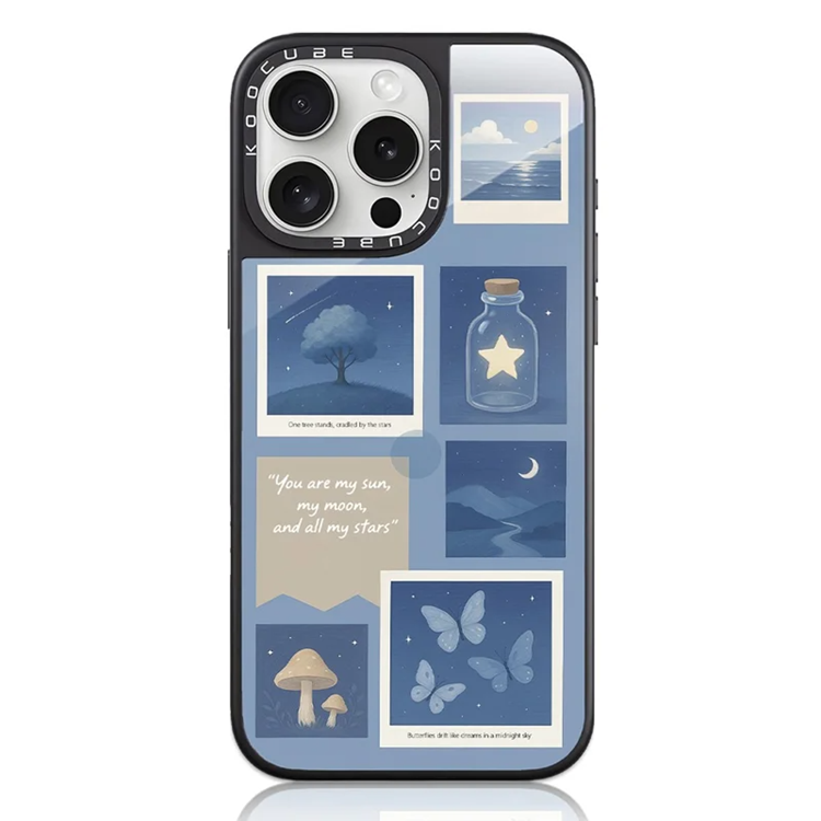 iPhone 15 Pro Max Mobilskal MagSafe Aluminium Silikon (Style D) | 2353 | AlltMobil