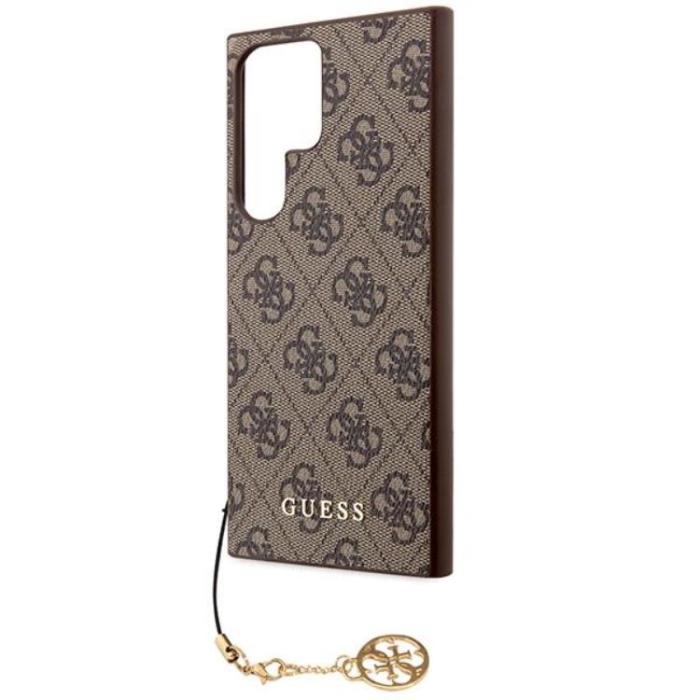 Guess - Guess Galaxy S24 Ultra Mobilskal Charms Collection - Brun