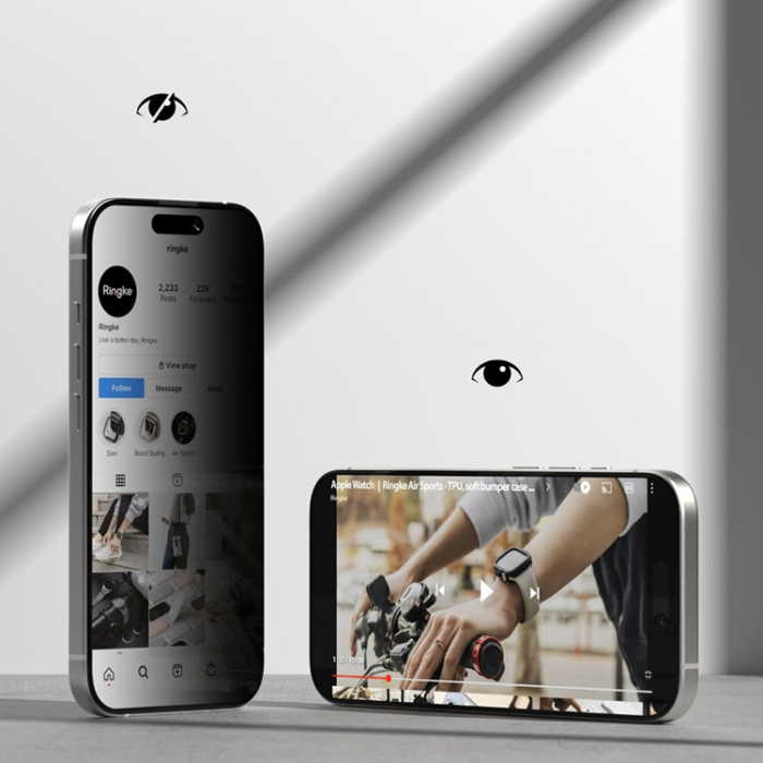 Ringke - [2-Pack] Ringke iPhone 17 Skärmskydd Härdat Glas Privacy
