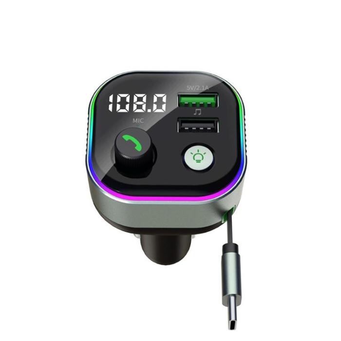 OEM - Billaddare 65W Snabbladdningsadapter med Bluetooth-Kompatibel MP3-Spelare GZ11