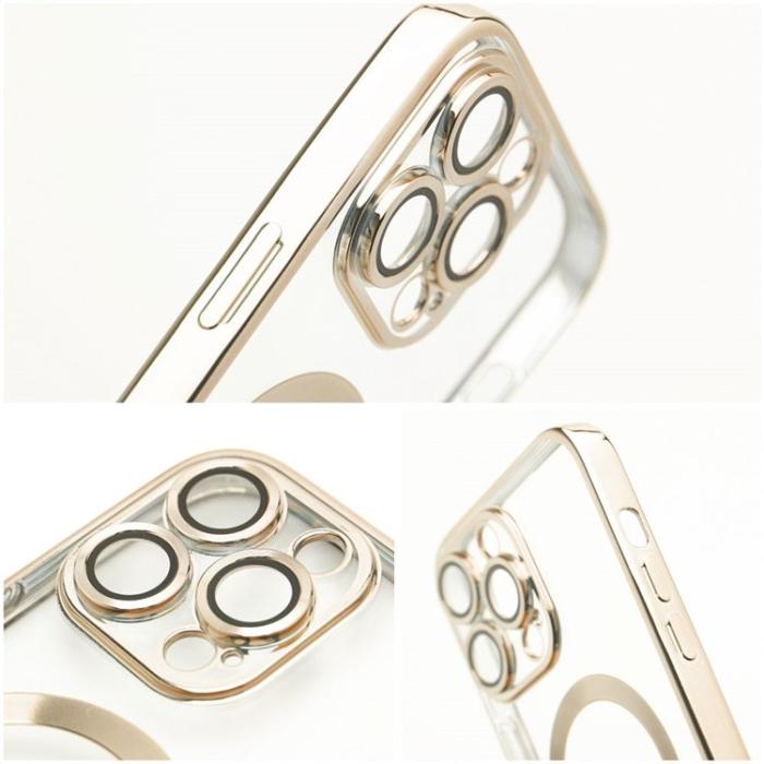 A-One Brand - Mobilskal För iPhone 18 Pro Max/17 Pro Max Magsafe Electro - Guld