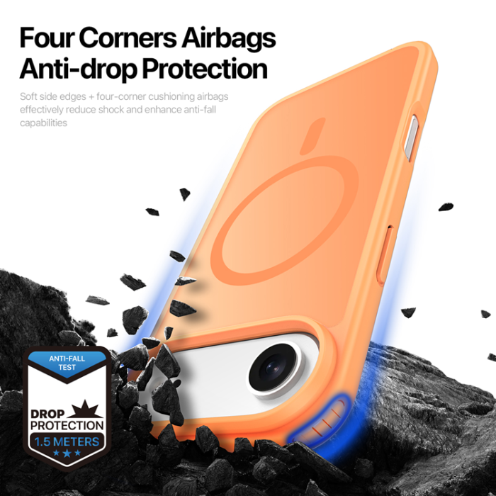 Dux Ducis - Dux Ducis iPhone 17 Air Mobilskal MagSafe Yind - Orange