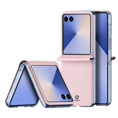 Dux Ducis - Dux Ducis Galaxy Z Flip 7 Mobilskal Läder Bril - Rosa