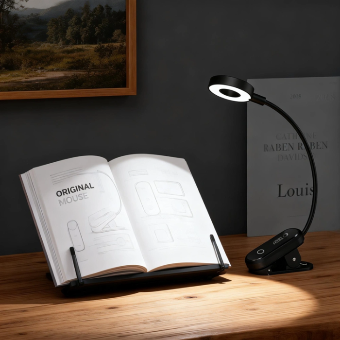 Tech-Protect - Tech-Protect Läslampa Clip LL100 - Svart