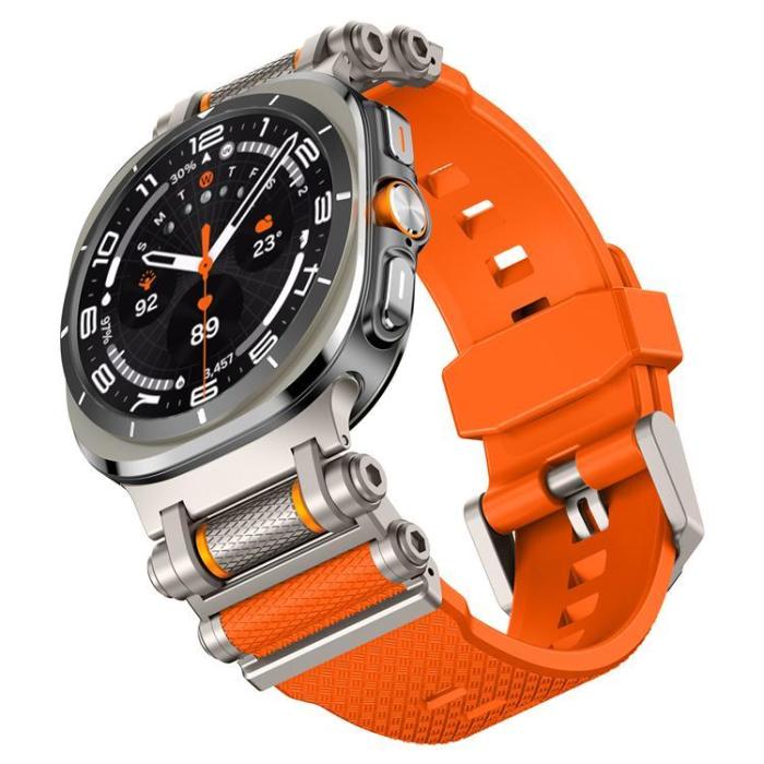 Boom of Sweden - Galaxy Watch Ultra (47mm) Armband Rotation Axis Silikon - Orange
