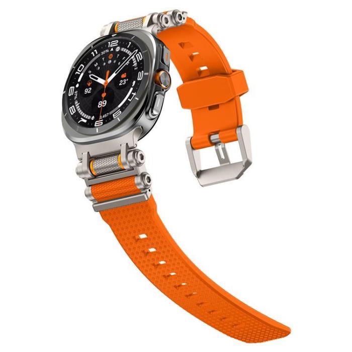 Boom of Sweden - Galaxy Watch Ultra (47mm) Armband Rotation Axis Silikon - Orange