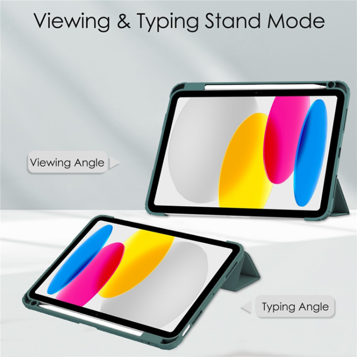 A-One Brand - iPad 10.9 (2022) Fodral Shockproof - Grön