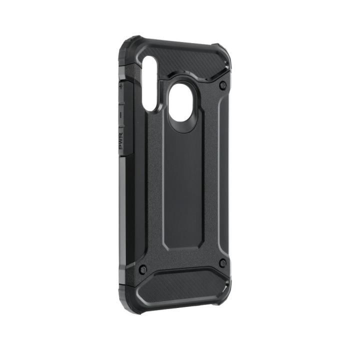 OEM - Galaxy A40 Skal Forcell Armor Hårdplast - Svart
