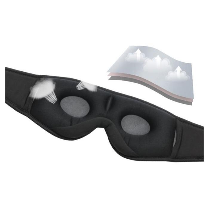 A-One Brand - Bekväm Sovmask / Ögonmask 3D - Grå