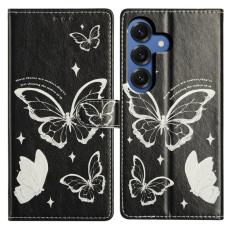 OEM - Samsung Galaxy S26 Plus Fodral M&ouml;nstertryck St&auml;ll L&auml;der - Fj&auml;ril