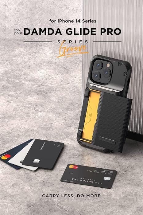 VERUS - VRS DESIGN Damda Glide Pro Skal iPhone 14 Pro Max - Svart