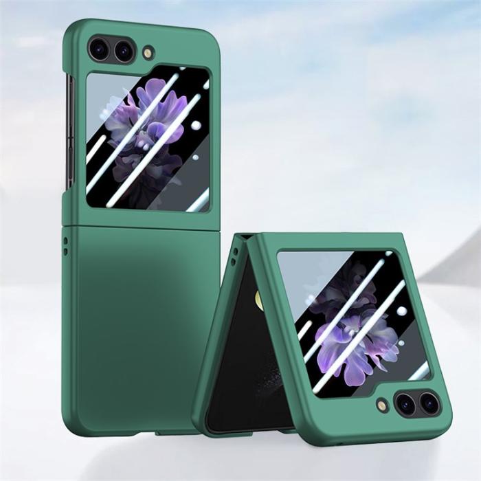 A-One Brand - Galaxy Z Flip 5 Mobilskal Shockproof - Mörkgrön