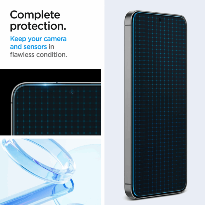 Spigen - [2-Pack] Spigen Galaxy A56 5G/S24 FE Härdat glas Skärmskydd EZ-Fit
