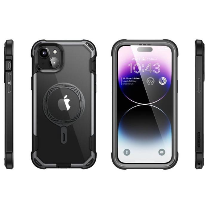 SupCase - Supcase iPhone 15 Mobilskal Magsafe Iblsn Ares - Svart