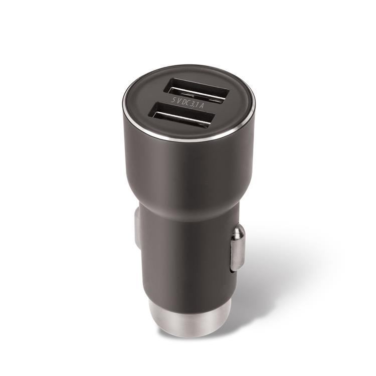 Forever Billaddare 2x USB 3.1A CC-04 - Svart | 505295 | AlltMobil