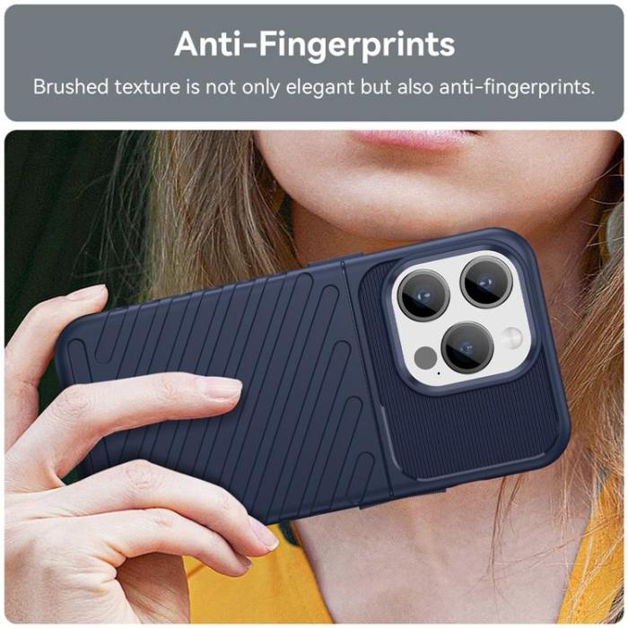 OEM - iPhone 15 Pro Mobilskal Twill Thunder - Blå