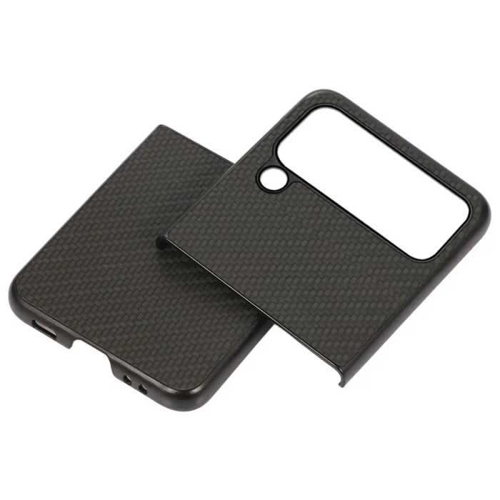 Taltech - Galaxy Z Flip4 5G Mobilskal Carbon Fiber - Svart