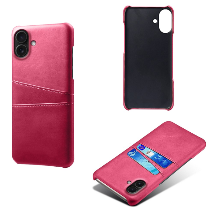 A-One Brand - iPhone 17 Mobilskal Korthållare Dual - Rosé