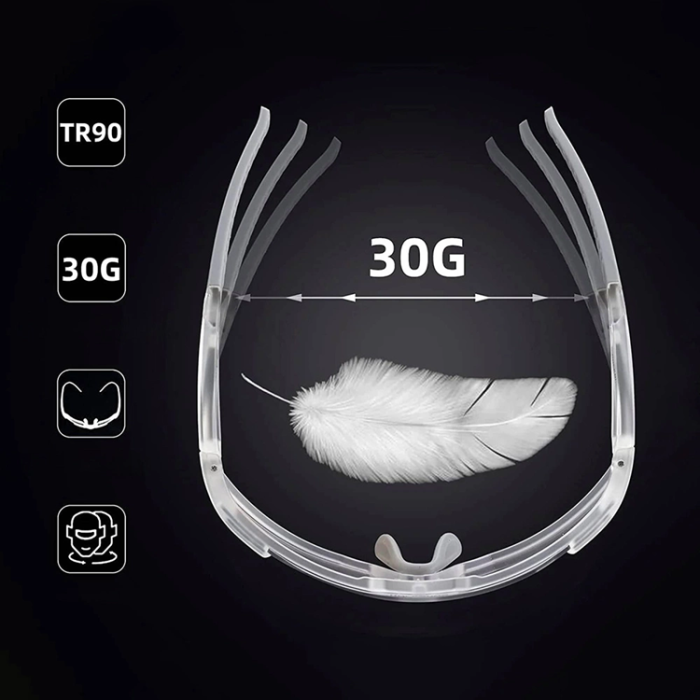 Rockbros - Rockbros photochromic Cykelglasögon UV400 - Vit